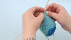 How to knit I-cord on 2 double-point needles