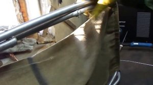 tig сварка (ремонт алюминиевого стула)