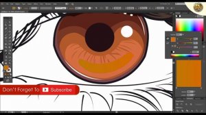 How to Draw Vector EYE | Adobe Illustrator Tutorial