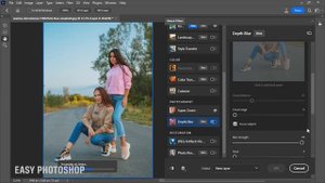 Create Depth map from any photo in photoshop