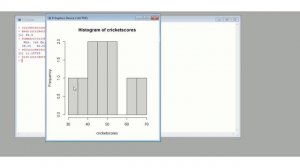 R programming || Considering a cricket data set