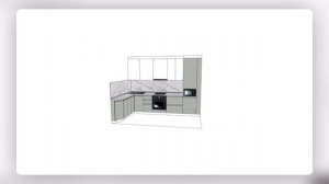 угловой кухонный гарнитур с газовым котлом