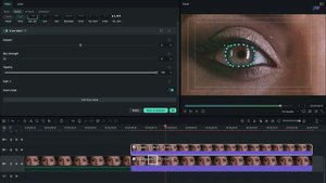 Filmora ZOOM through Eye Transition Tutorial || How To Edit With Filmora