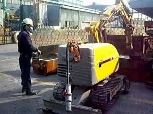 Демонтажный робот Brokk 180. Разливочное устройство. Медное производство
