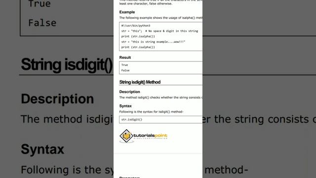 Python | Python strings | strings