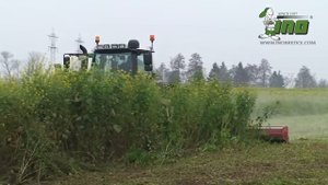 Мульчирование подсолнухов. Полевой мульчер TRIPLEX DOMINATOR 800 компании INO