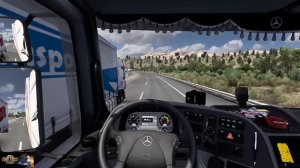 ETS2 1.40 ProMods 2.55 Mercedes Actros 1855 MP2 Antalya Turkey To Thessaloniki Greece+JBX Graphics