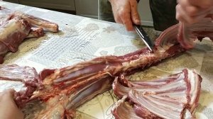 Разделка туши козла