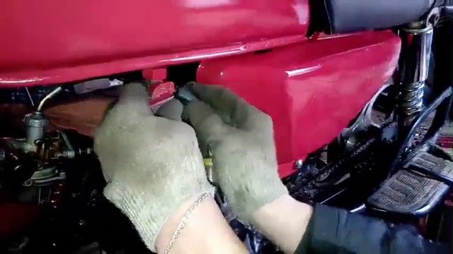 Альфа110cc: Меняю топливные шланги!