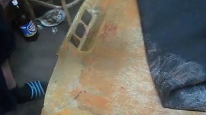 Перетяжка потолка AUDI 80 карпетом