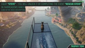 Goat Simulator 3 - Instinct - Jump off the dam as Steve - Hoofer Dam