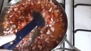 Суп с колбасой