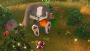 Няшный заяц поёт песню