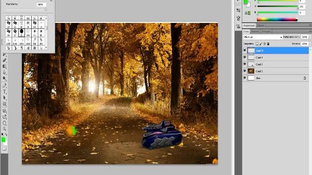 Гайд по фотошопу на тему танки онлайн 2 часть