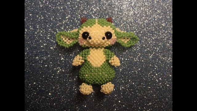 Амигуруми Лесной дракон из бисера смотреть онлайн