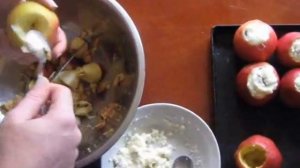 ПЕЧЕНЫЕ ЯБЛОКИ С ТВОРОГОМ/ Готовить легко