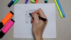 Как нарисовать КИРКУ ИЗ МАЙНКРАФТА по клеточкам? - How to draw a pickaxe on the cell Minecraft.