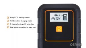 OSRAM BATTERYcharge 908 battery charger Product Video (EN)