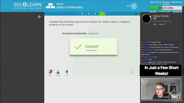 Learn JavaScript with SoloLearn: Objects