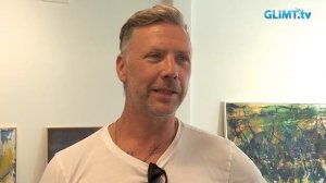 Persbrandt på Sandgrund Lars Lerin