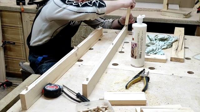 Что-то пошло не так!!! Делаю мебель из опилок в столярной мастерской #столярка смотреть онлайн