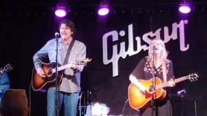 Bruce Robison/Kelly Willis singing "9999999 Tears" in Austin at the Gibson showroom 2/12/2019