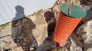 Дренаж участка 200 метров с ливневой канализацией, Ярославская обл., КП Новая волна, Часть 3