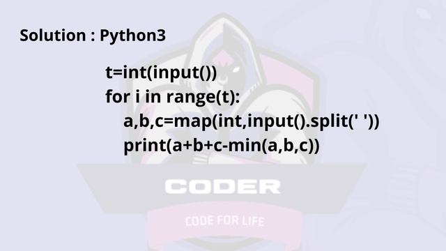 Get Lowest Free Problem Code: SALE | Code Chef Solution | Python3 смотреть онлайн