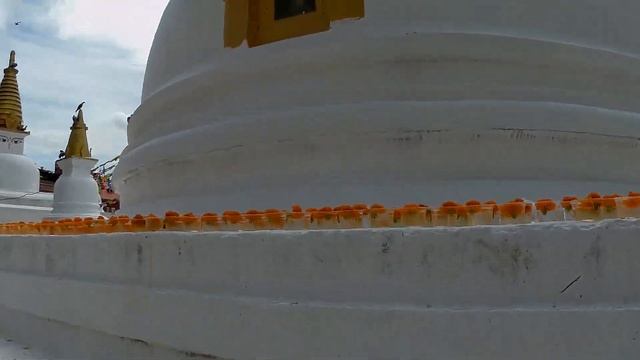 3 circle kora around Boudhanath stupa in Kathmandu, Катманду Боднатх кора 2019