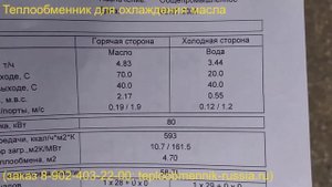 Теплообменник для охлаждения масла