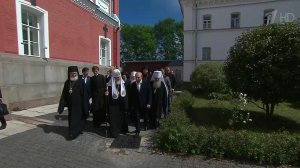 Владимир Путин прибыл на Валаам, где побывал на торжественной литургии и встретился с патриархом