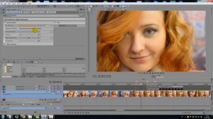Обработка кожи лица в программе Sony Vegas