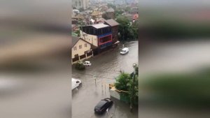 Краснодар ушёл под воду после аномального ливня