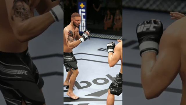 Магомедов атакует Олексейчука в UFC 4 #shorts #шарабутдинмагомедов #михалолексейчук #ufc #ufc4