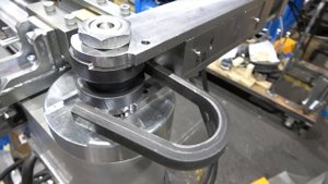 Трубогиб для гибки прутка - пруток 21х14мм, согнутый на автоматическом трубогибе MASTER.3X БМК