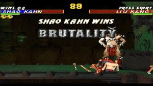 Полное прохождение Ultimate Mortal Kombat Trilogy - Shao Kahn