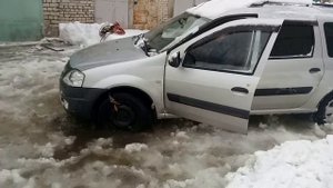 Ларгус застрял или нет! Выход есть браслеты противоскольжения!!!