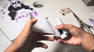 Распаковка бумажного пакетика Куроми