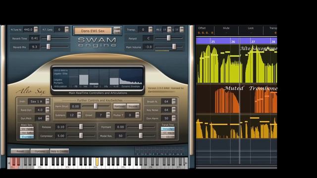 EWI Sax and Trombone Smile by Charlie Chaplin смотреть онлайн