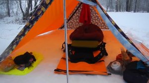 Депрессивная зима пожирает слабых - 2 \ Поход по Карельскому лесу в Январе