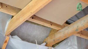 Прогиб крыши. Подъем просевшей кровли дома из газобетона.