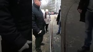 Перевод трамвайной стрелки