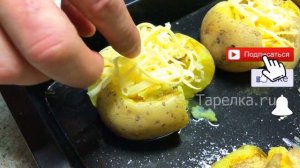 СЕКРЕТ ВКУСНОЙ КАРТОШКИ В ДУХОВКЕ. РАЗДАВЛЕННЫЙ КАРТОФЕЛЬ. ПРОСТОЙ РЕЦЕПТ ЗАПЕЧЕННОГО КАРТОФЕЛЯ