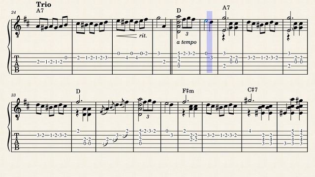 Legende – A. de Vékey (1941 plectrum guitar tablature) смотреть онлайн