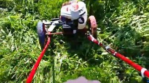 Сенокосилка из кустореза 2018г  2 часть