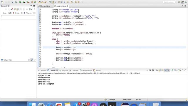 Anagram code for QA Interview смотреть онлайн