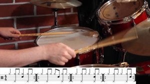 Drum Lesson # 25 - Whiplashed - Double Time Swing Snare Comping - Better Drums - Drum Instruction