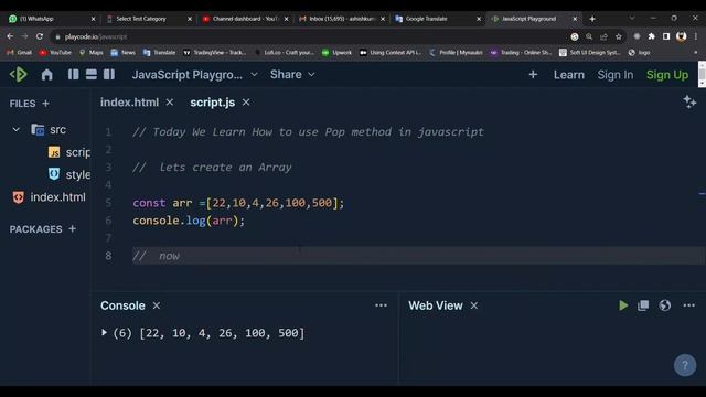pop method in JavaScript | Removing Elements with the pop() Method | Mastering JavaScript Arrays