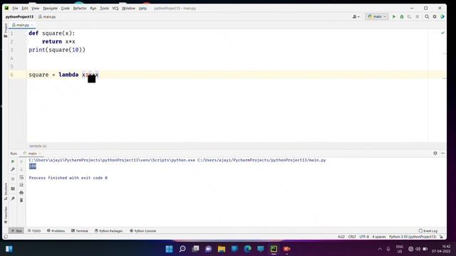 Lambda Function In python | lambda function | Python #Python #lambda | Lambda Function in python