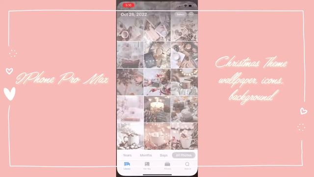 iPhone ? Customization | Christmas Theme Wallpaper, Icons, Aesthetic Background смотреть онлайн